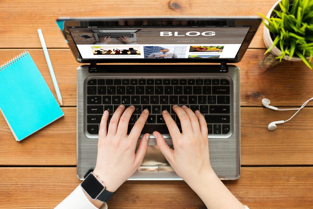 woman working on computer